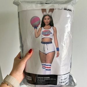 Bunny Squad Basketball Babe Halloween Costume S/M